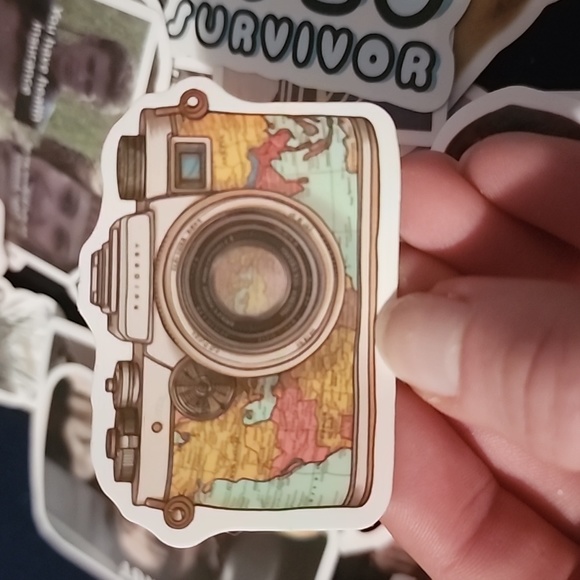 10/$10 Camera Sticker - Picture 1 of 2